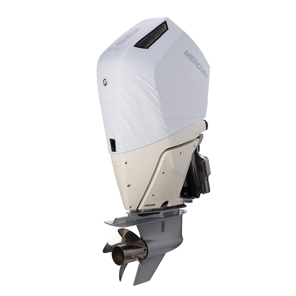 Mercury 8M0228525 Vented Splash Cover for 5.7L V10 350hp Outboard Engines, White