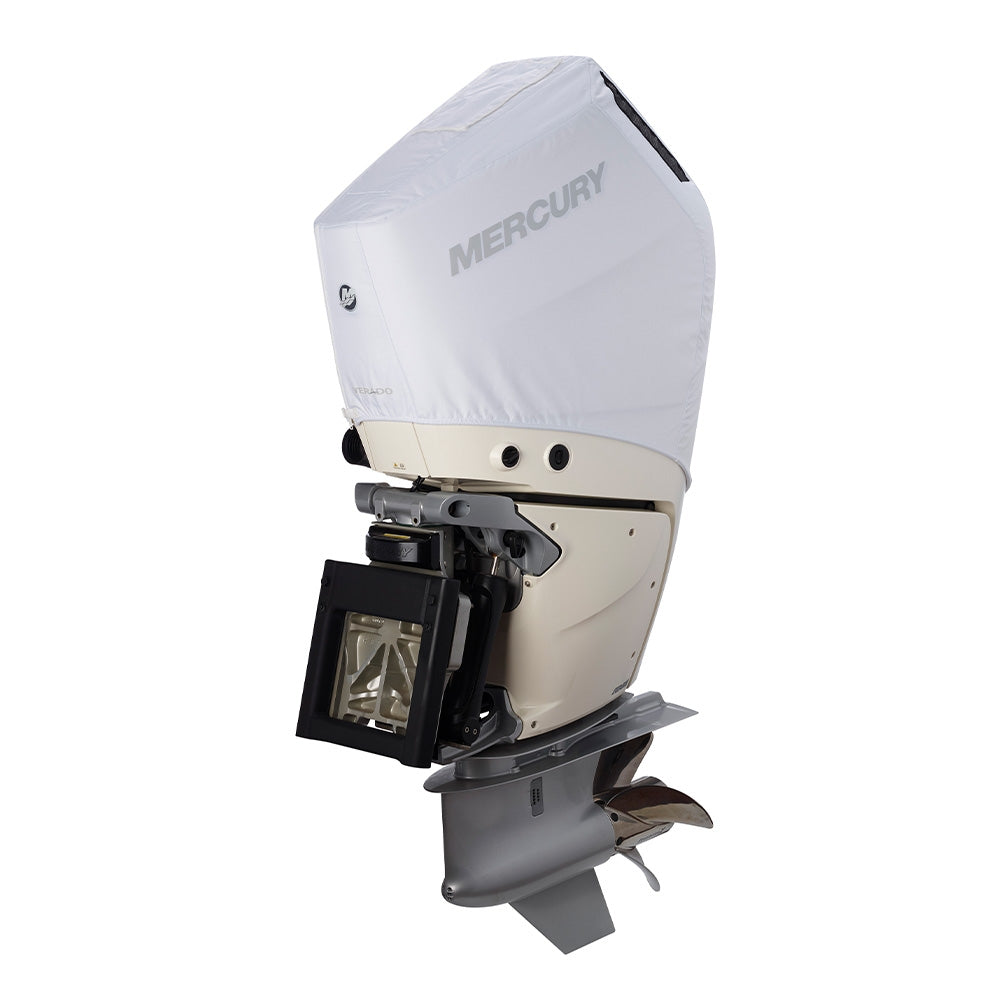 Mercury 8M0228525 Vented Splash Cover for 5.7L V10 350hp Outboard Engines, White