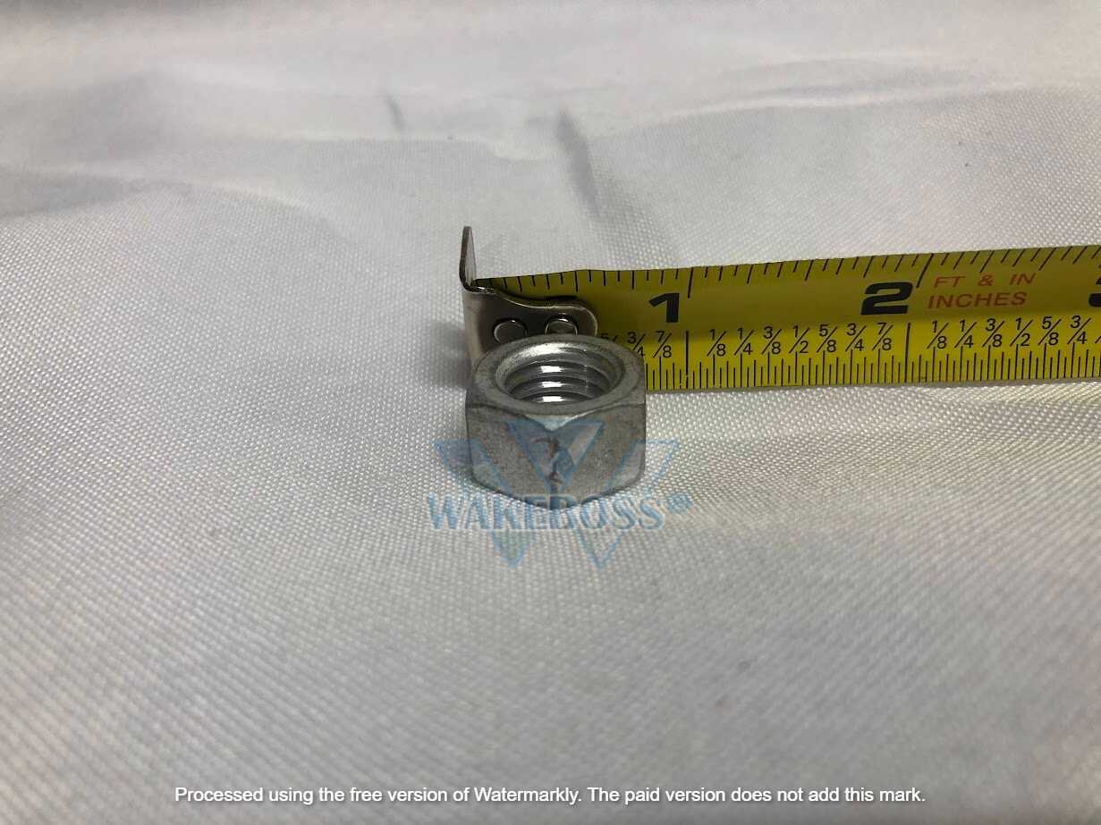 FLOE Nut 1/2–13 Aluminum — dock and lift hardware