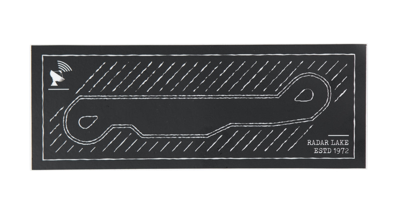 Radar Lake Sticker