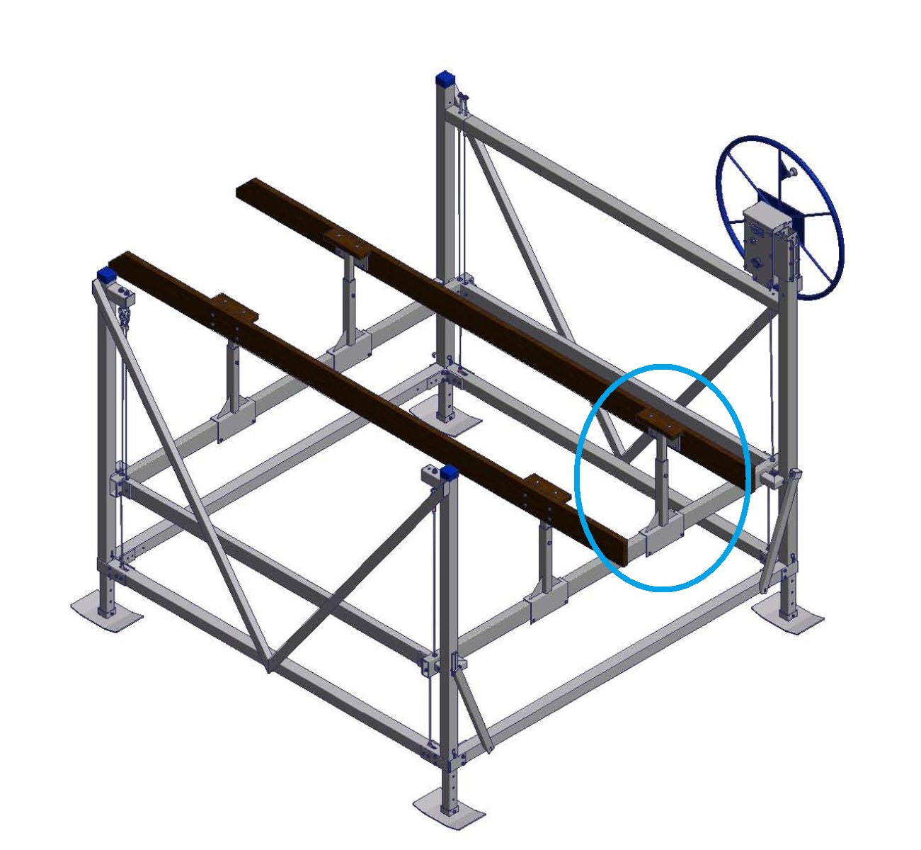 Shoreline Pontoon Rail Kit