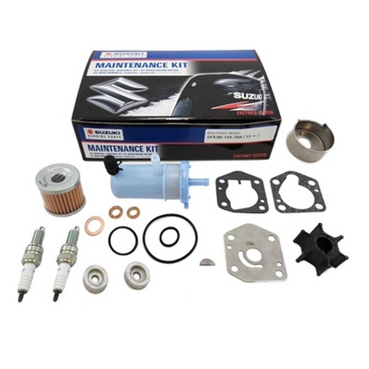 Suzuki Maintenance Kit 17400-89812 Outboard Service Kit DF9.9B-15A-20A (2013-Present)