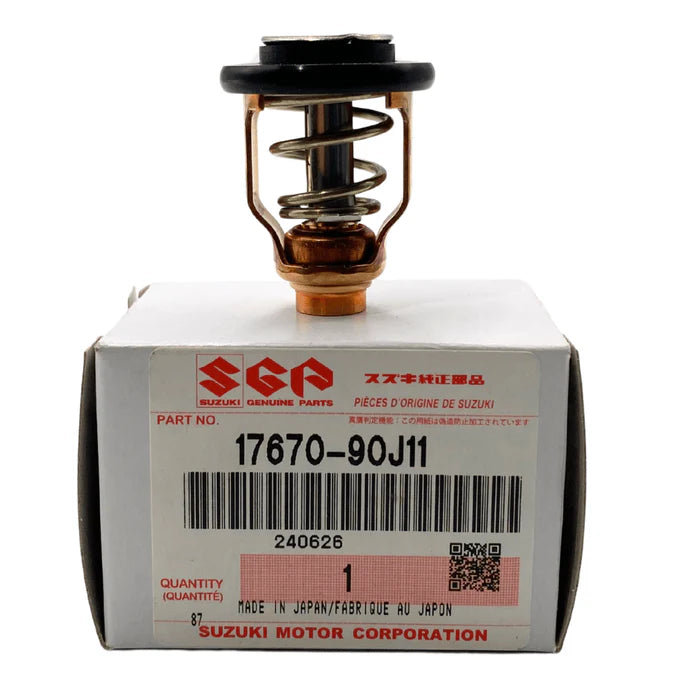 Suzuki 17670-90J21 50 degree thermostat for DF100A DF115A DF140A DF150 DF175 DF250AP DF300AP outboards box
