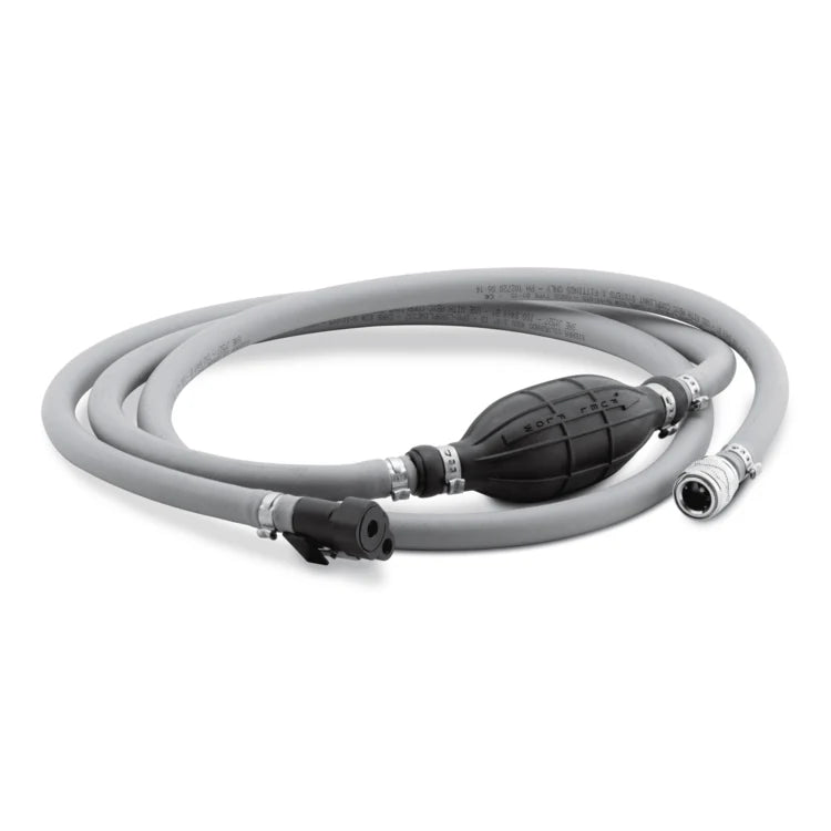 Sierra 18-81044EP-2 Suzuki EPA fuel line assembly with 8 foot 3/8 inch braided hose and quick connect fittings