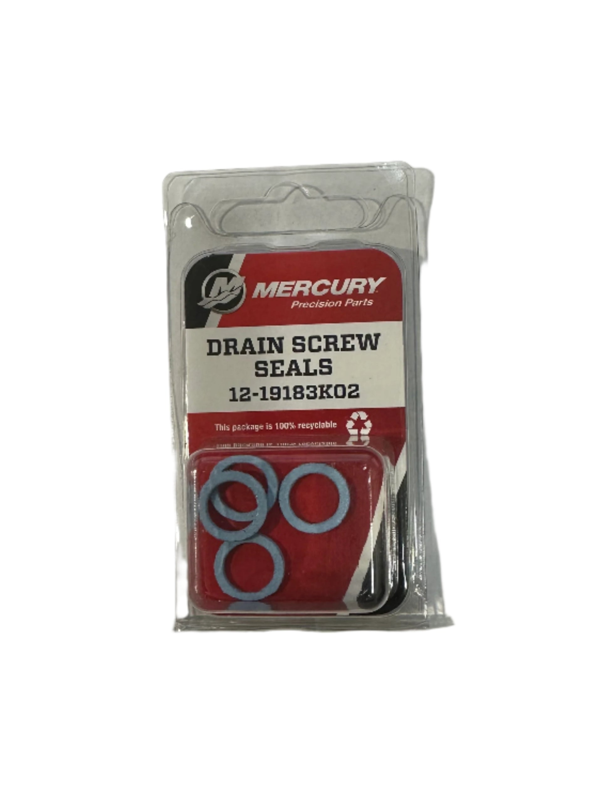 Mercury Marine Drain Screw Gasket 19183K02 - Lower Unit Seal 4-Pack