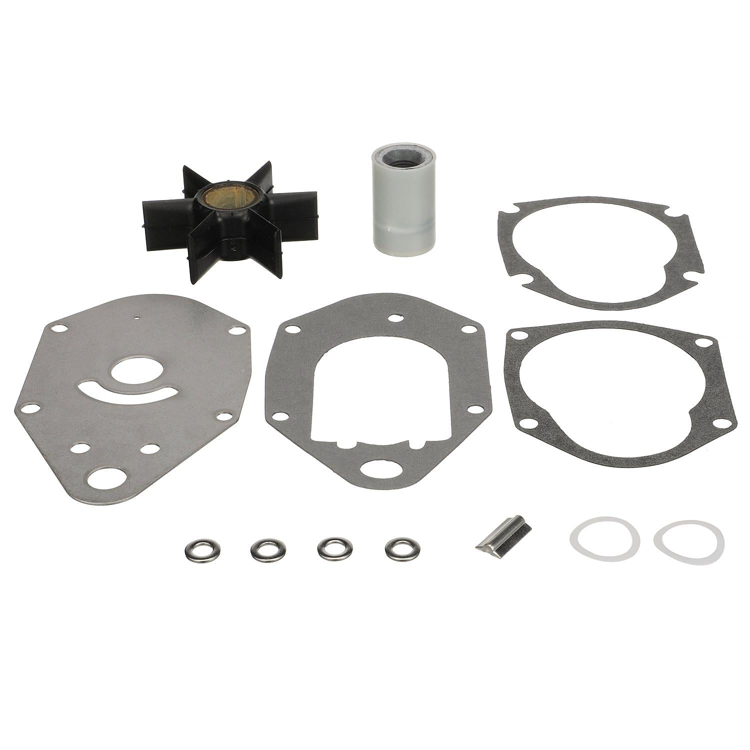 Mercury 19453T2 water pump impeller repair kit for 50-60HP 3-cylinder TwoStroke outboards with standard gearcase