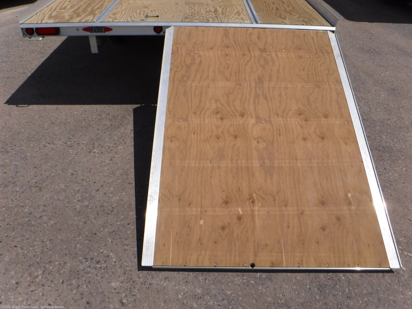 Floe 12' Drive On/Off Snowmobile Trailer