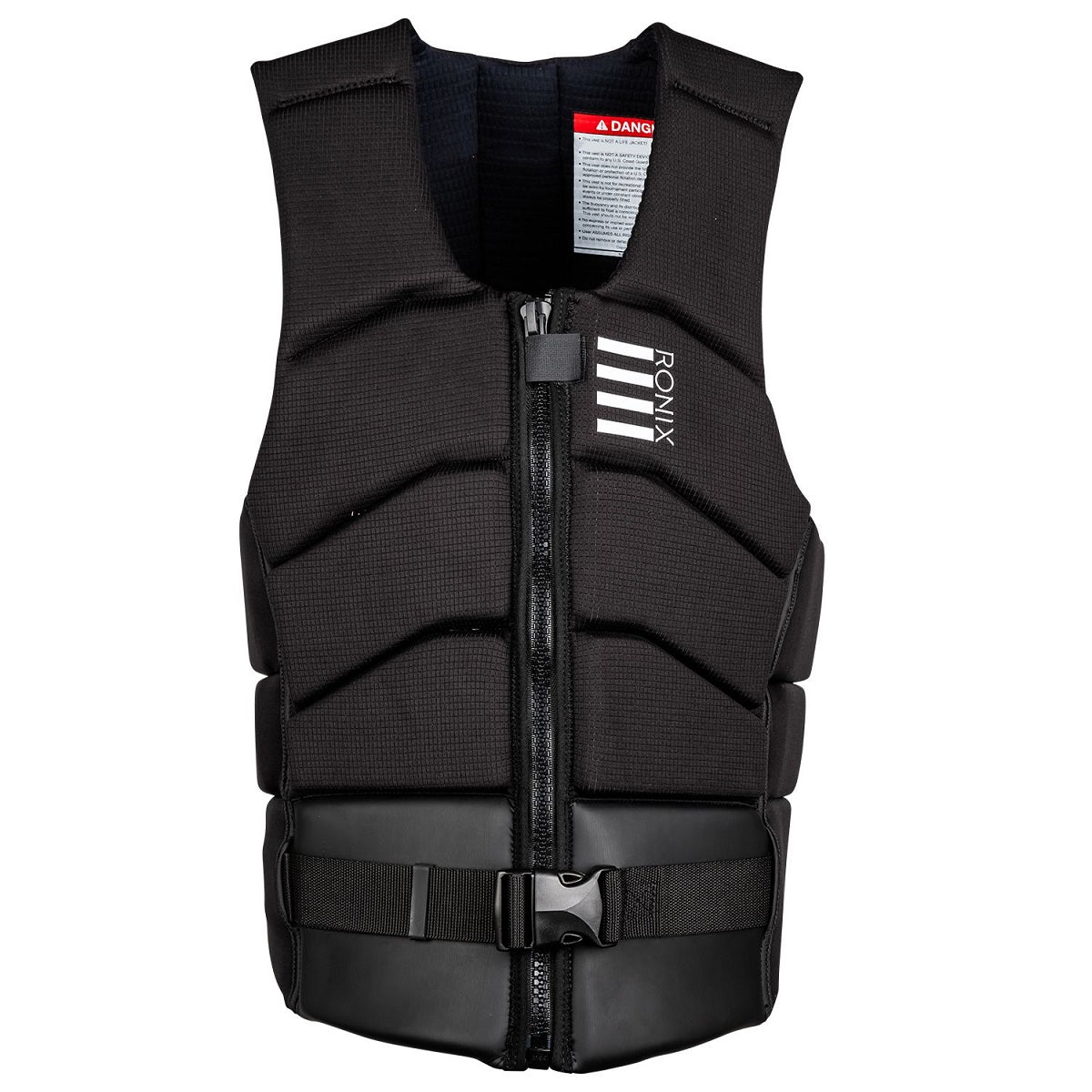 Ronix Kinetik Armor Foam NCGA Impact Vest - Black / White
