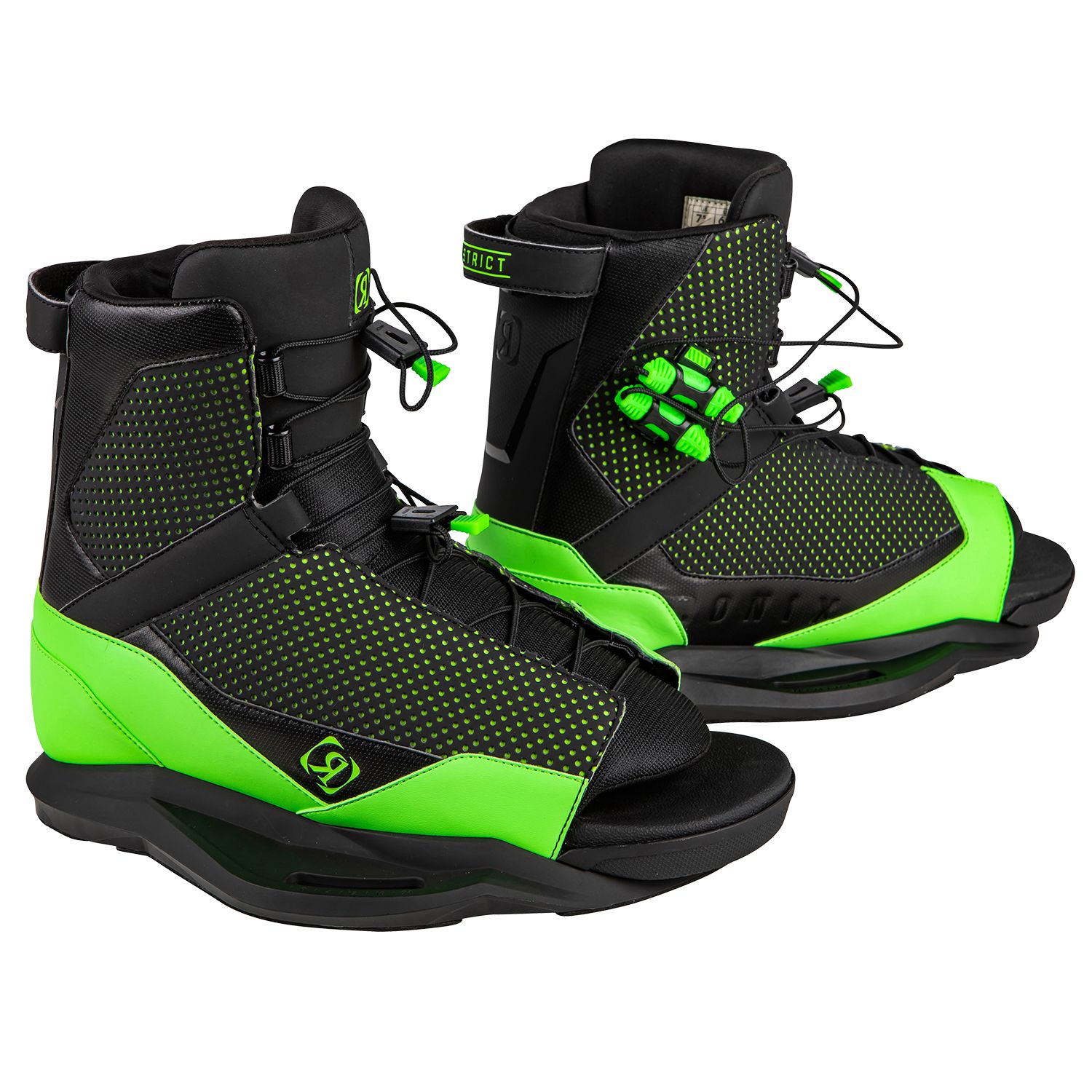 Ronix District Wakeboard Boots - Black / Green