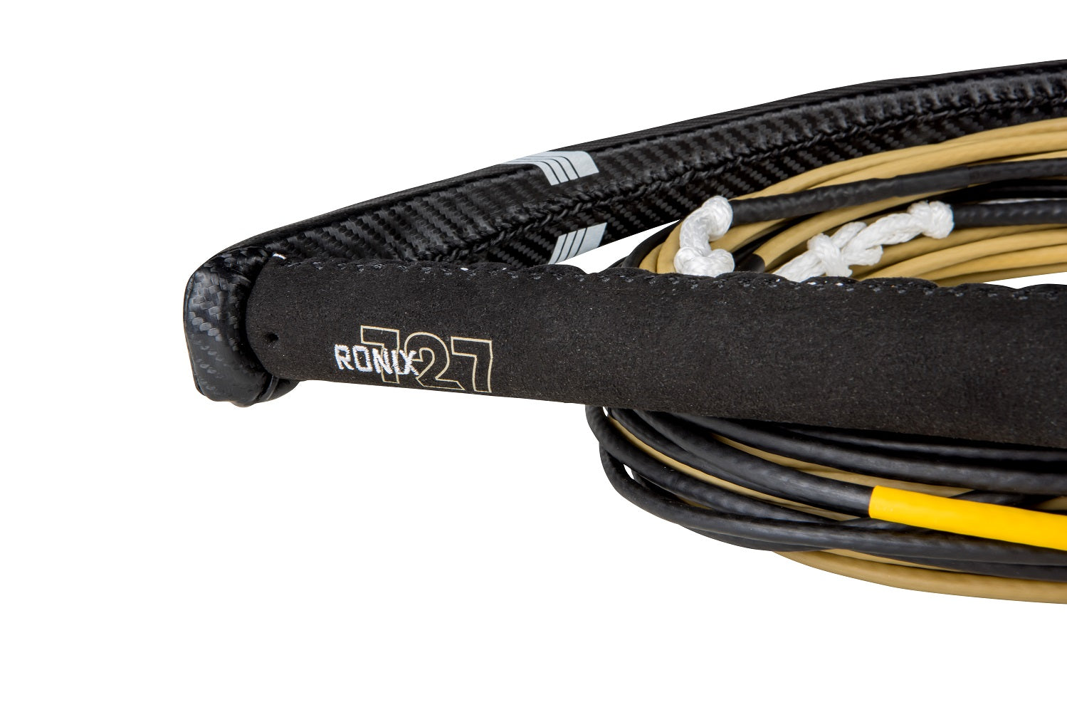 Ronix 727 Pro Foil Combo - 14in. Handle - 77.5ft. 10-Sect. R8 Rope - Black/Gold