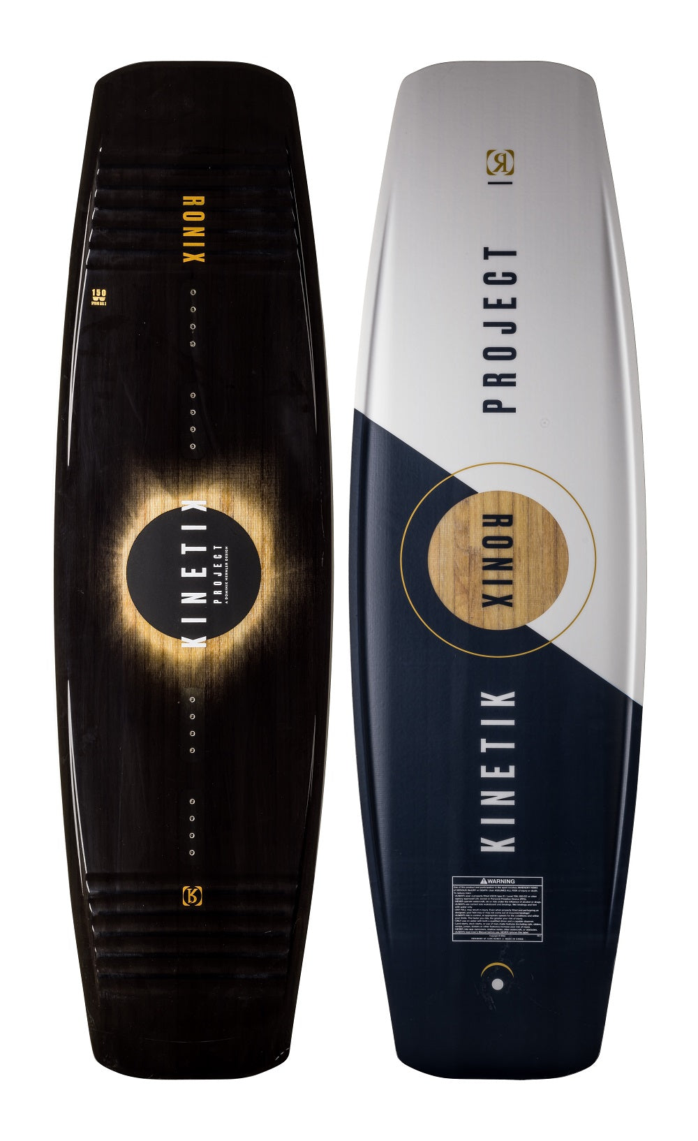 Ronix Wakeboard Kinetik Project - Springbox 2 - Black / Natural / Gold