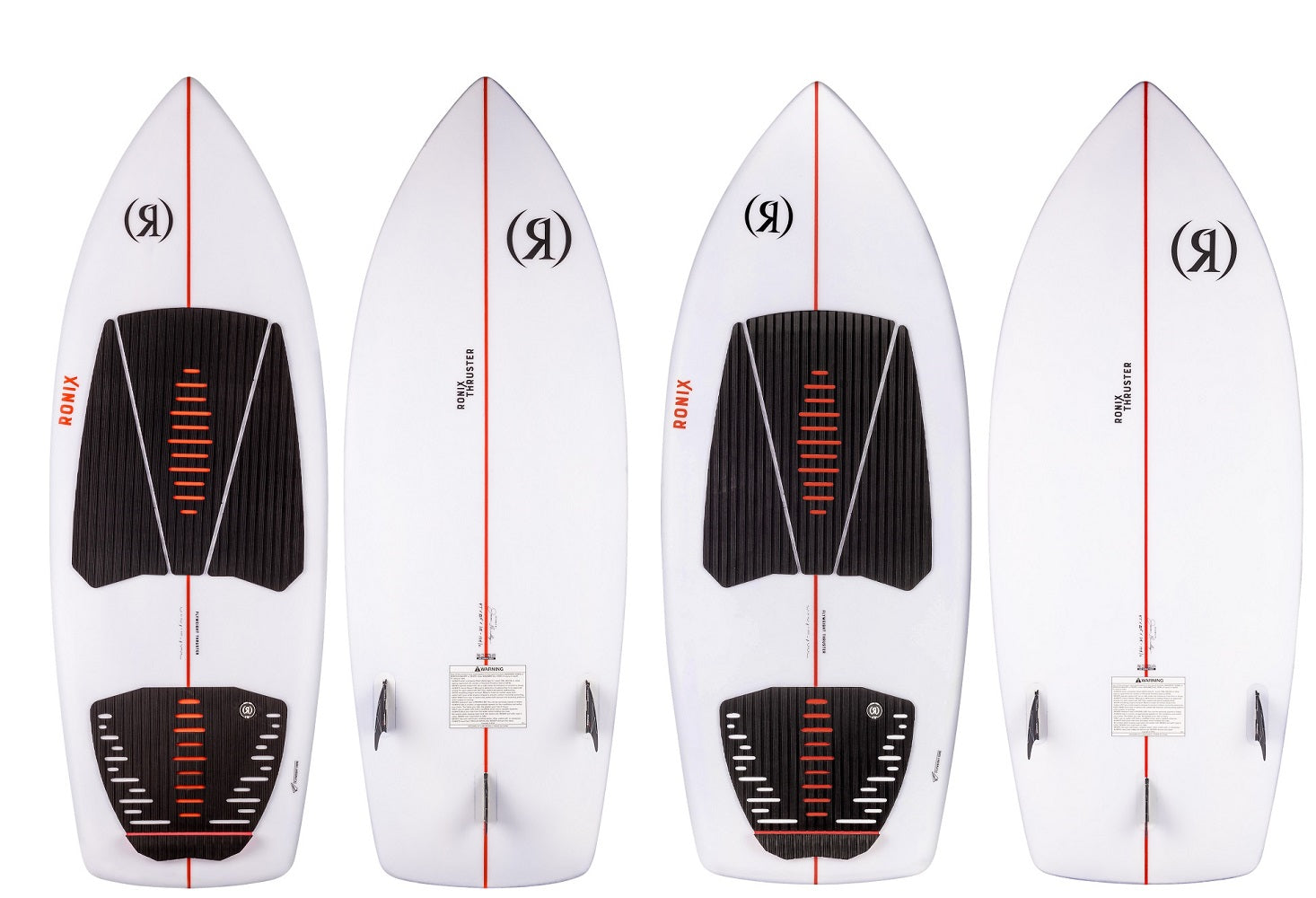 Ronix Flyweight - Thruster - Glacier White / Fire