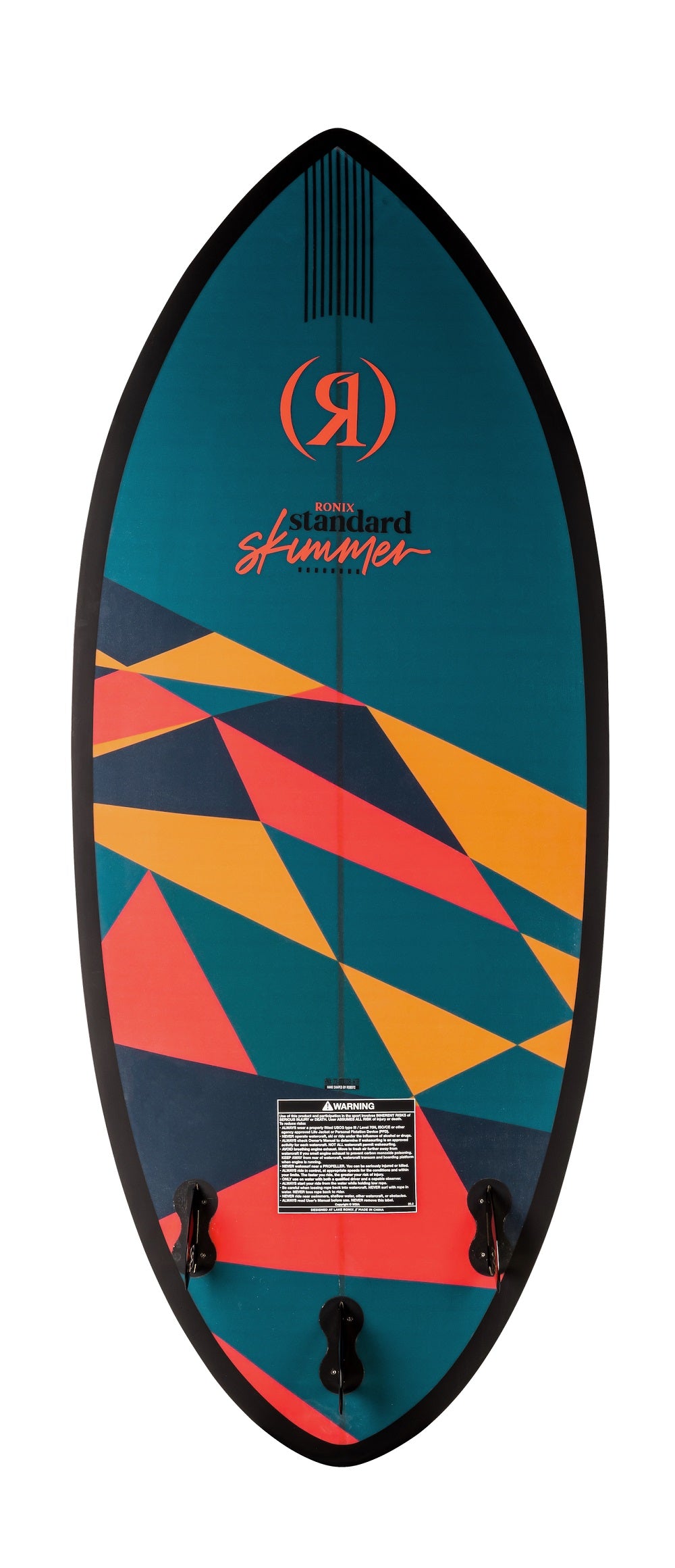 Ronix Standard Core - WakeSurf Skimmer - Teal / Red / Orange