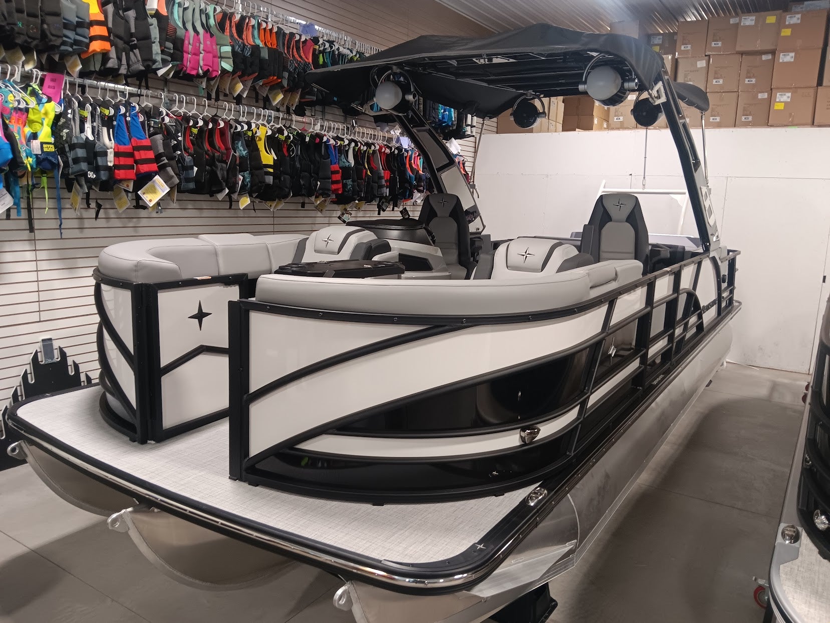 2025 Berkshire 23 ULE STS Arch 3.0+ Tritoon with Mercury 300HP