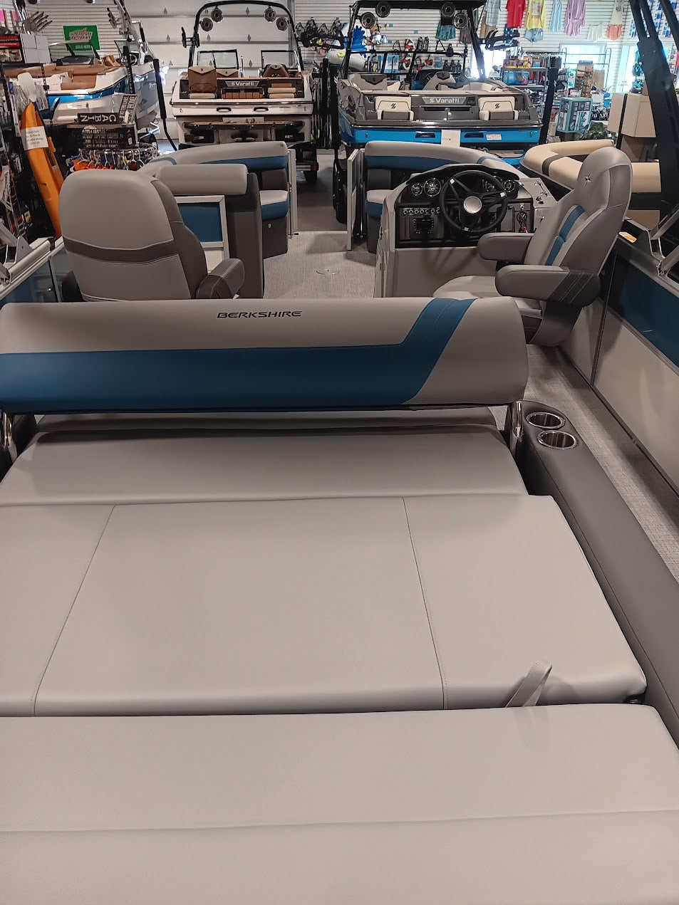 2025 Berkshire 24UL CTS 2.75 Performance Pontoon with Pre‑Rigged Mercury Lounger