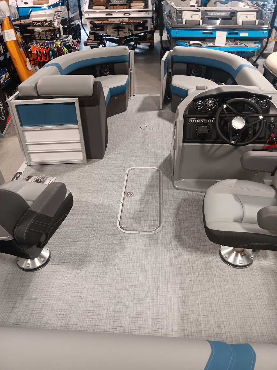 2025 Berkshire 24UL CTS 2.75 Performance Pontoon with Pre‑Rigged Mercury Cabin Front