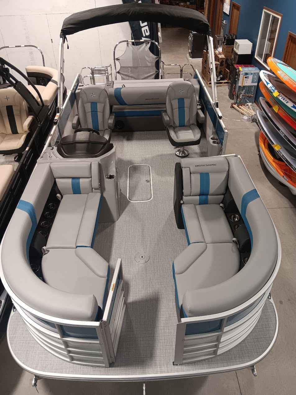 2025 Berkshire 24UL CTS 2.75 Performance Pontoon with Pre‑Rigged Mercury Cabin
