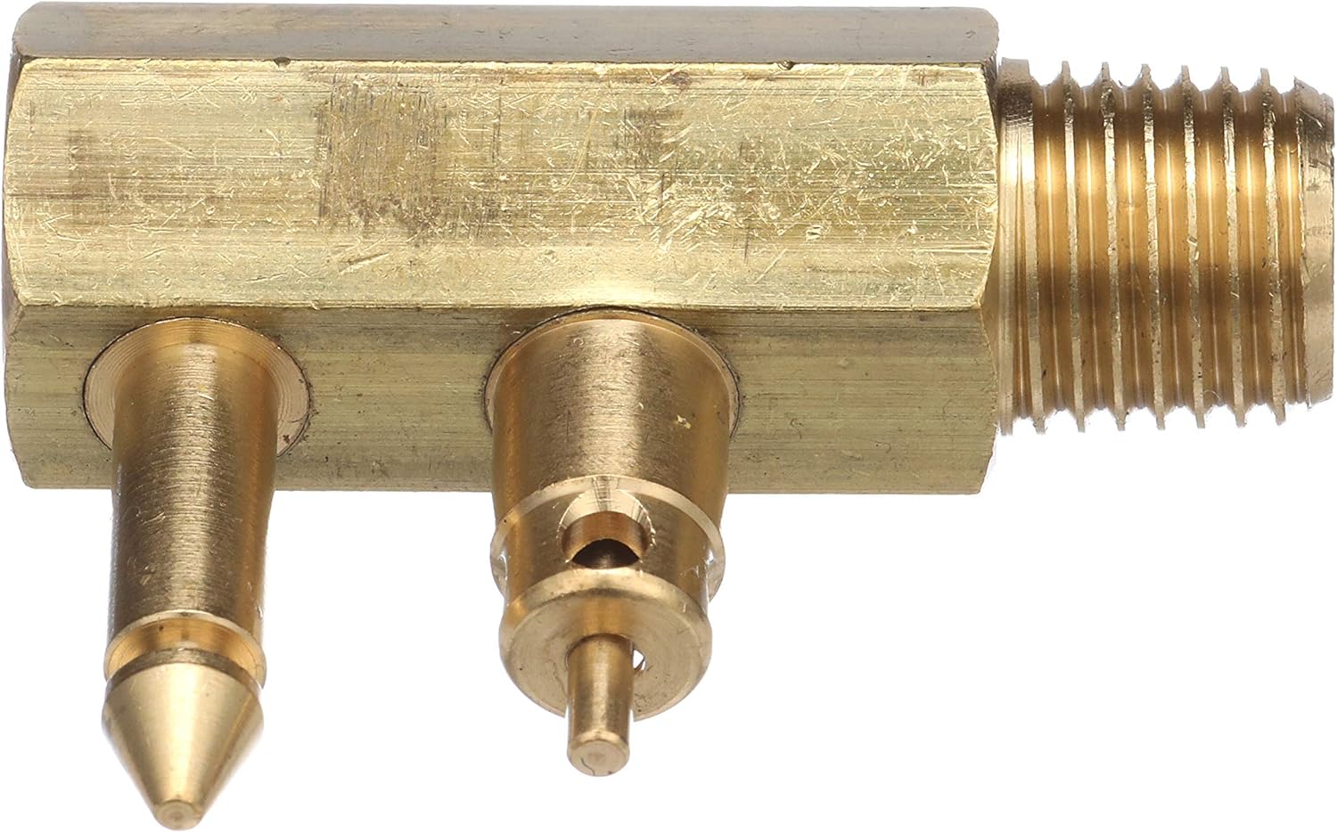 Seachoice 20651 male brass tank fuel connector for Yamaha Mercury Mariner with 1/4 inch NPT thread