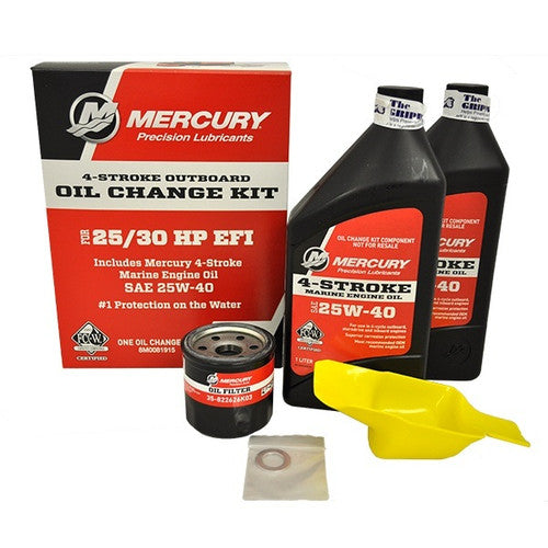 Mercury Marine OEM 4-Stroke 25/30HP EFI Outboard Oil Change Kit 8M0081915