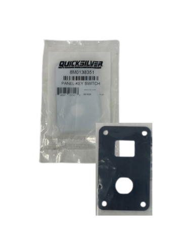 Mercury 8M0138351 Single Key Switch Panel front and back
