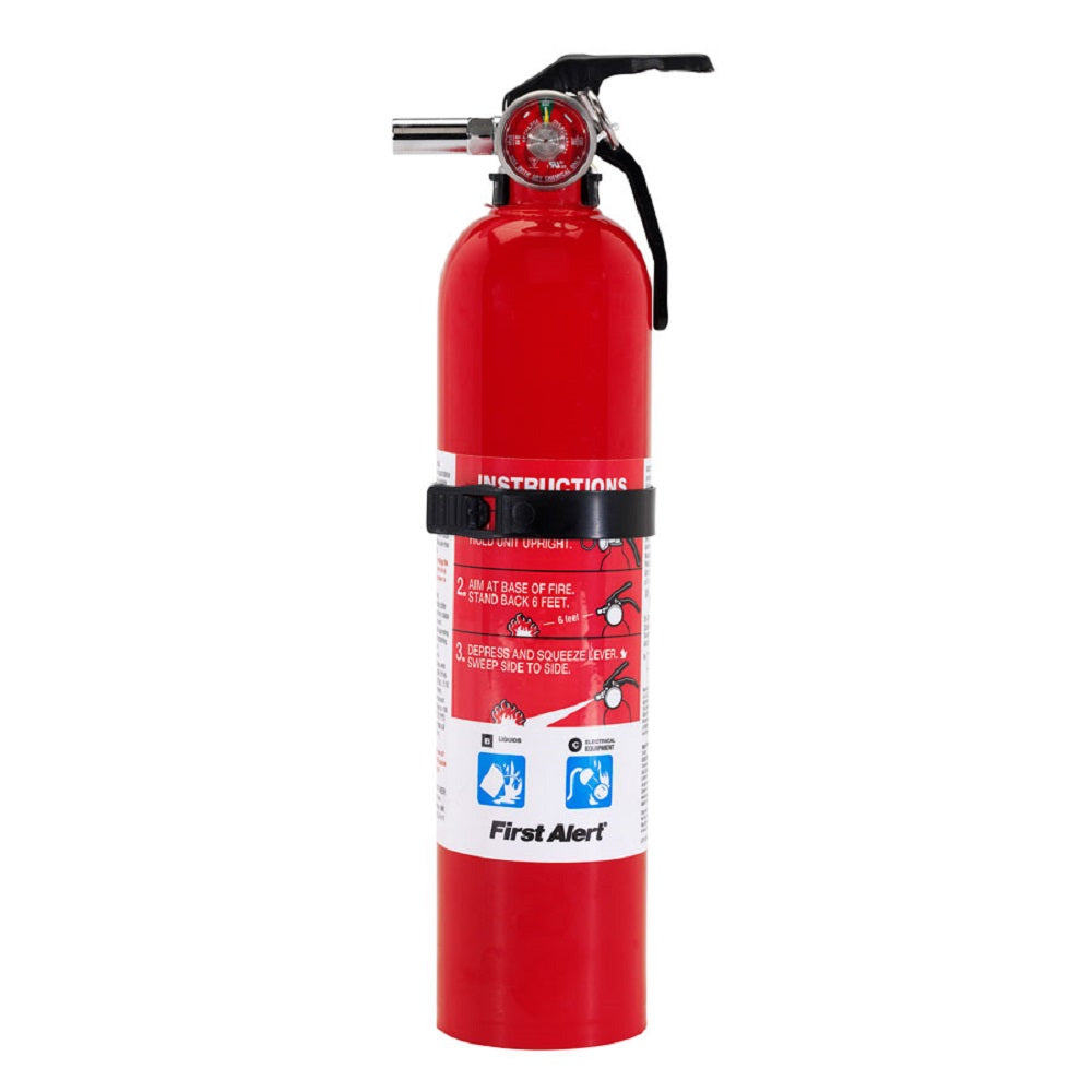 First Alert GARAGE10 Rechargeable Fire Extinguisher 10-B:C
