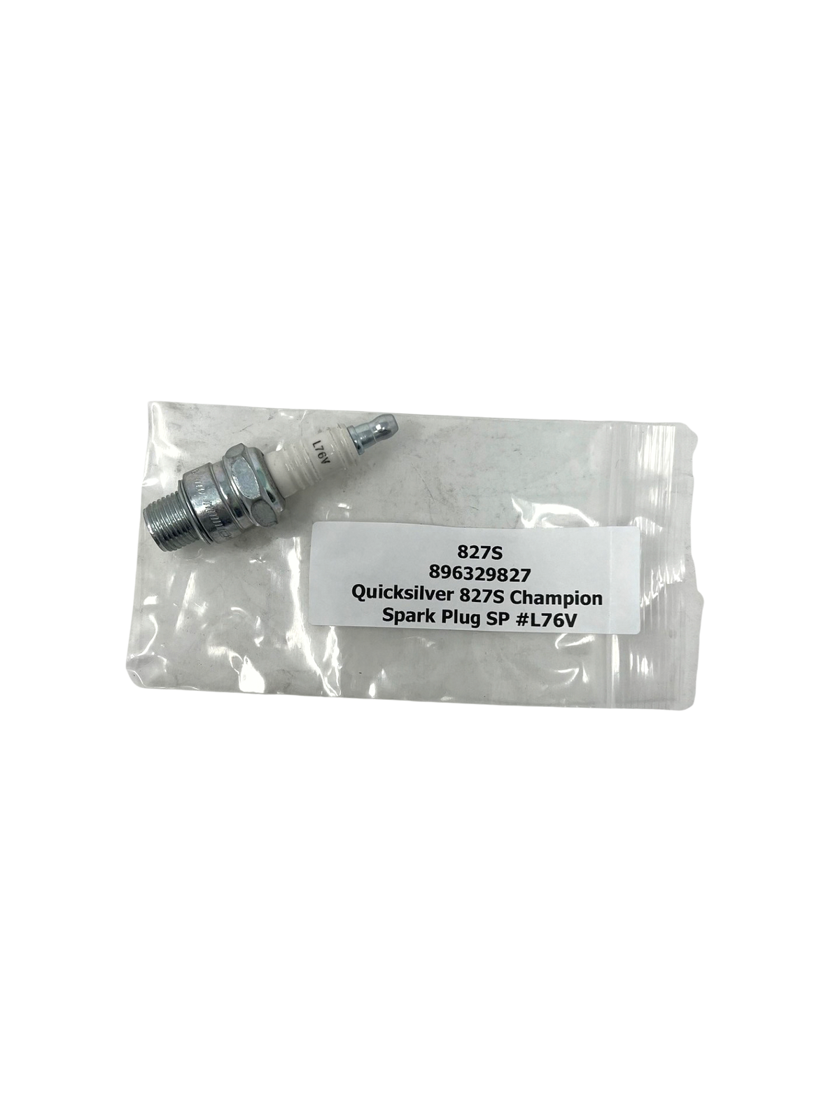 Quicksilver 827S Champion L76V Marine Spark Plug OEM in packaging
