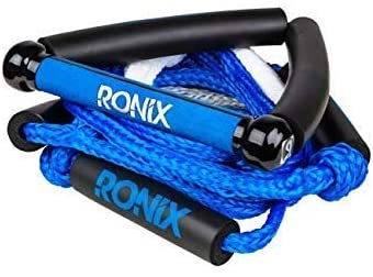 Ronix Bungee Surf Rope — 10″ handle, 25 ft, 5 sections Blue