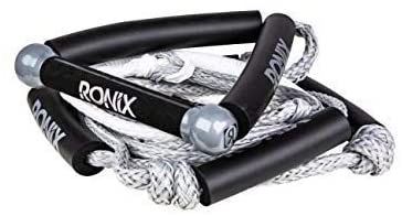 Ronix Bungee Surf Rope — 10″ handle, 25 ft, 5 sections Grey