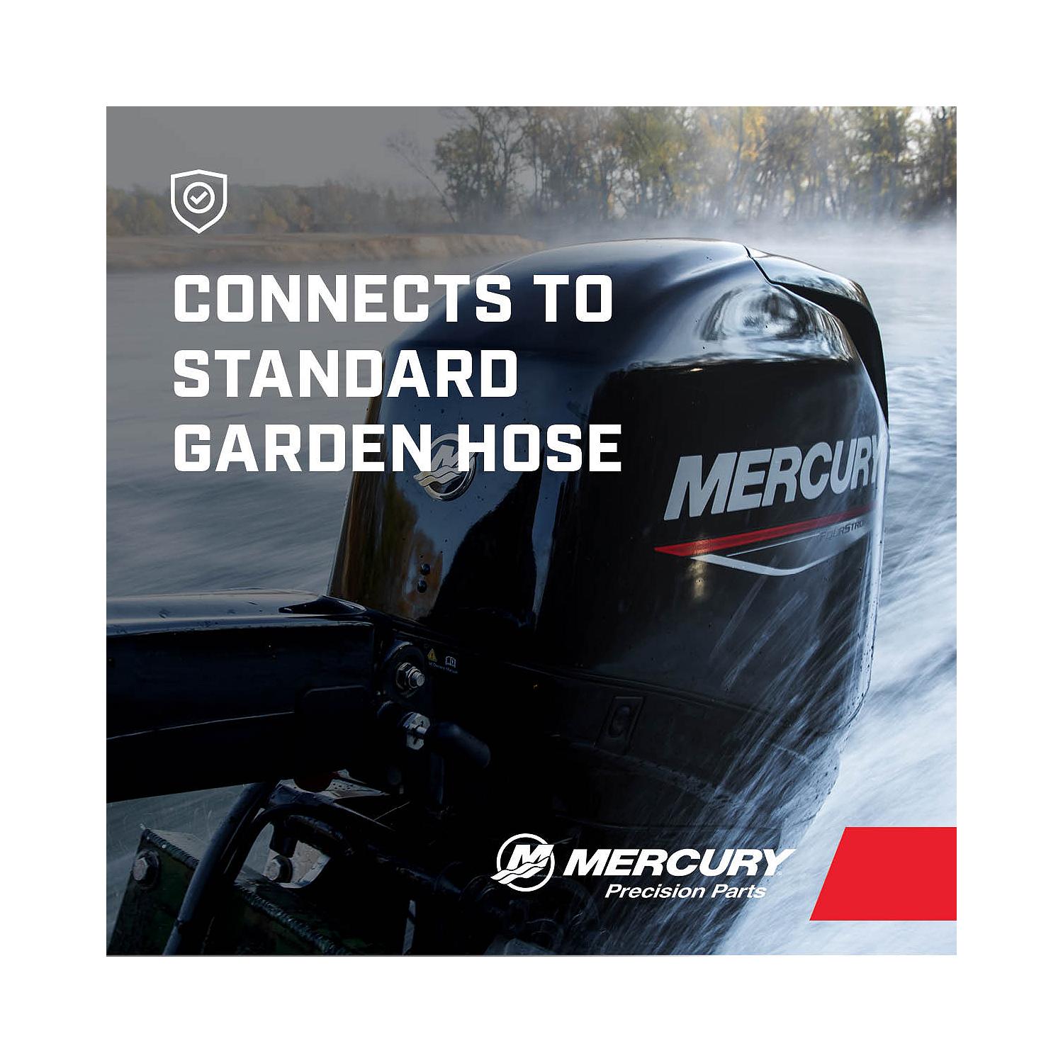 Mercury 44357T2 engine flushing kit for outboards and sterndrives with garden hose connection garden hose