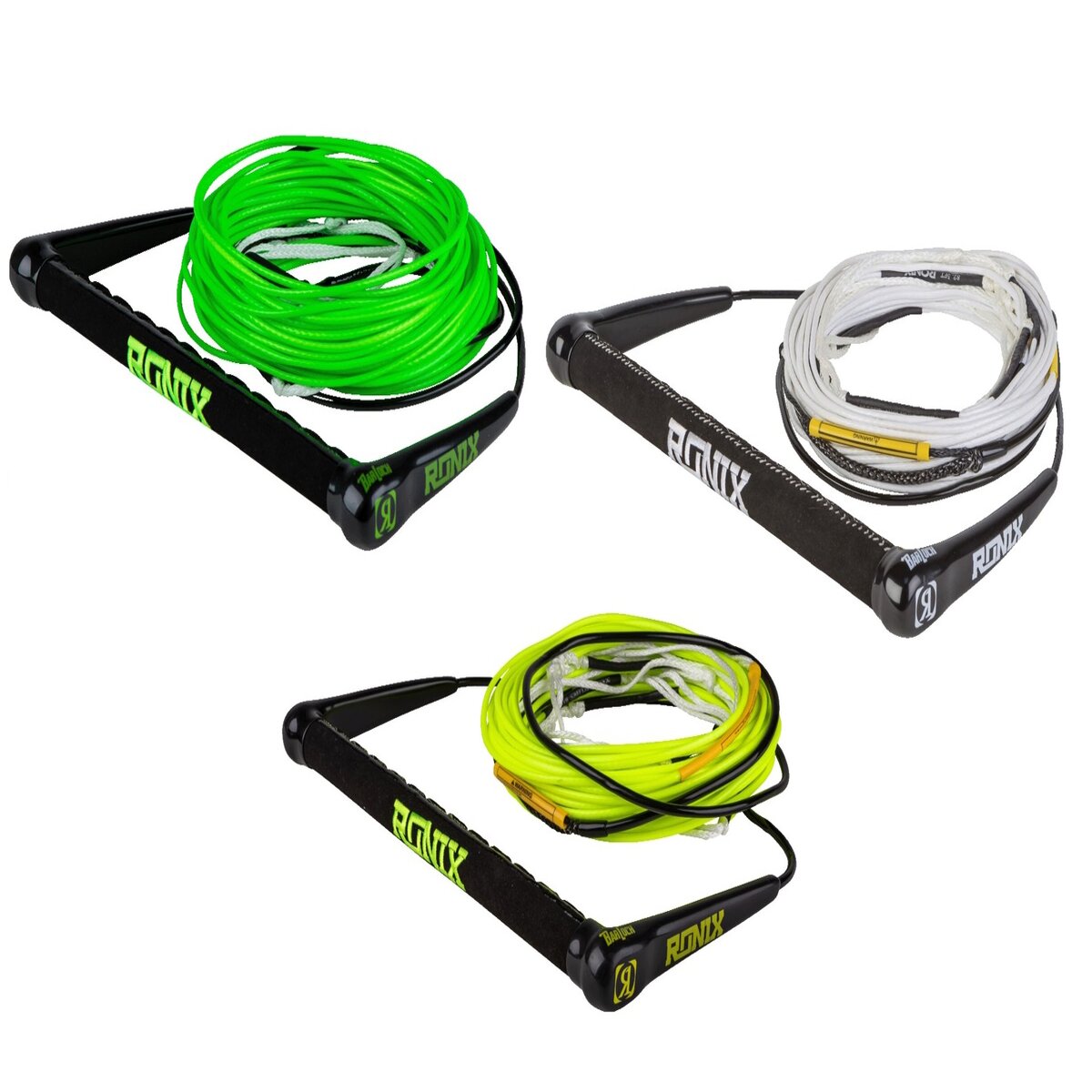Ronix Combo 5.0 wakeboard handle and sectioned rope package