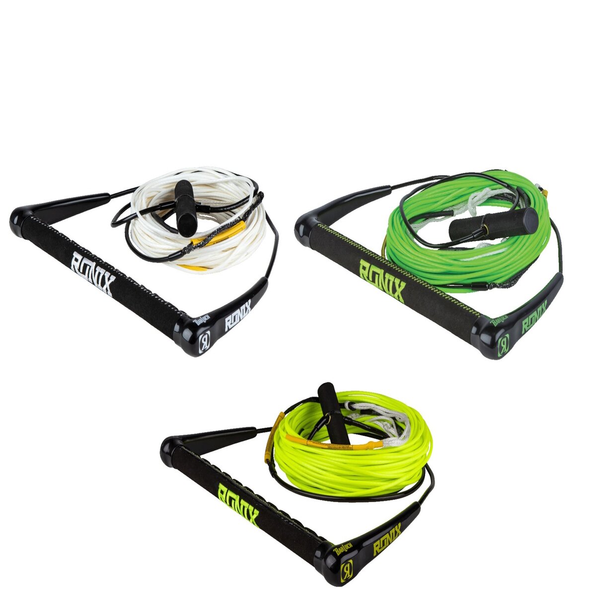 Ronix Combo 5.5 wakeboard handle and sectioned rope package