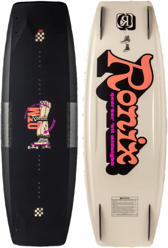 Ronix Quarter 'Til Midnight SF - Skate Black/Coral Wakeboard