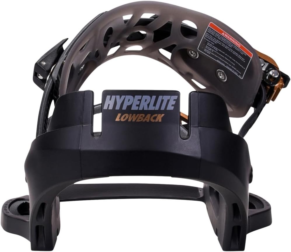 Hyperlite System Lowback Wakeboard Binding- Black/Gold 6-9