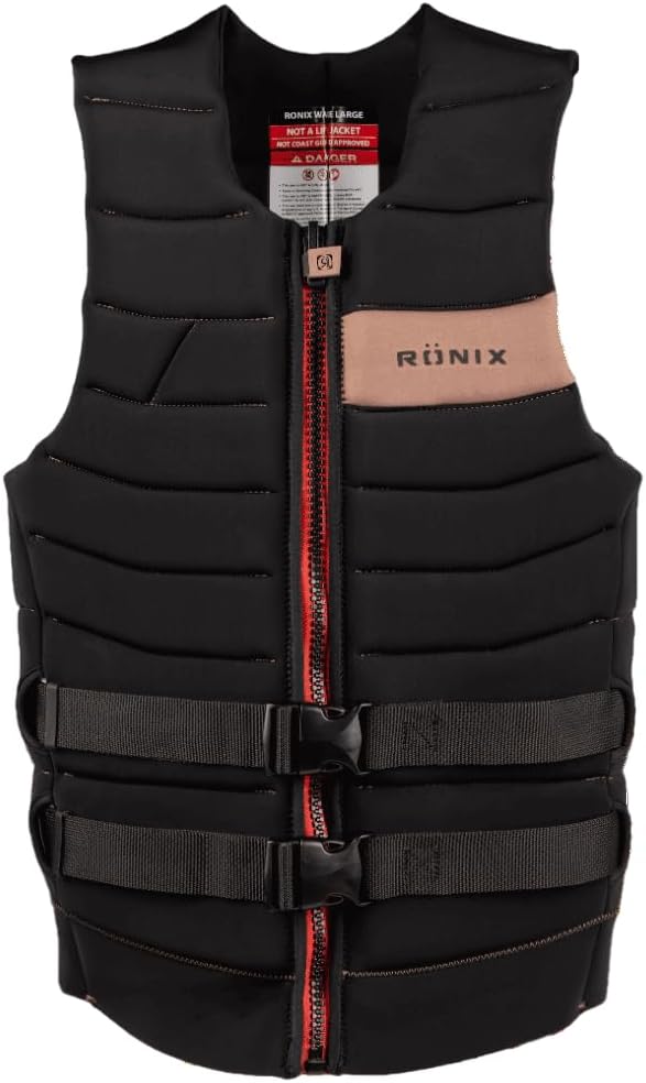 Ronix - Mens Vader - CE Approved Impact Vest - Black/Mocha