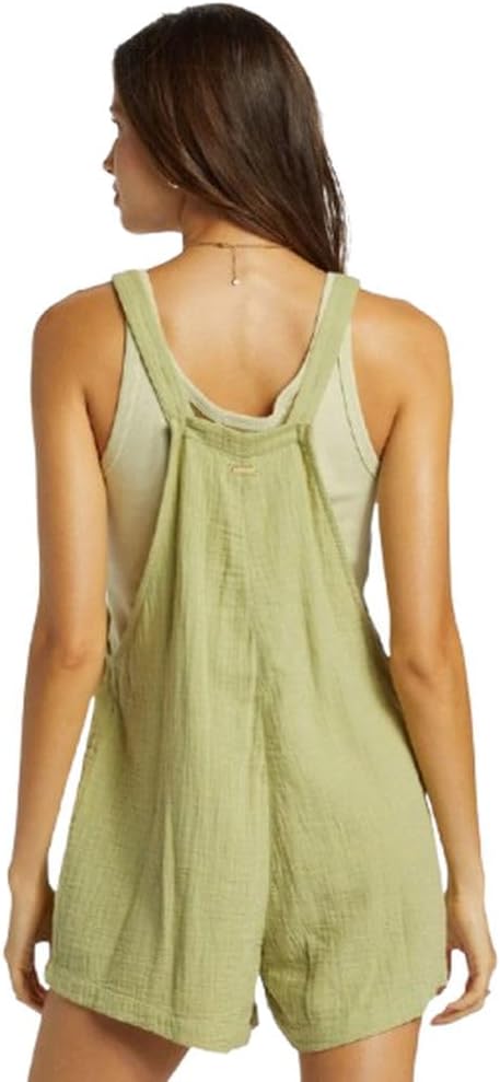 Billabong Womens Beach Crush Overall Romper - Avocado