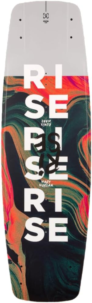 Ronix Rise Air Core 3 wakeboard in Granite Swirl graphic, lightweight women's boat board top