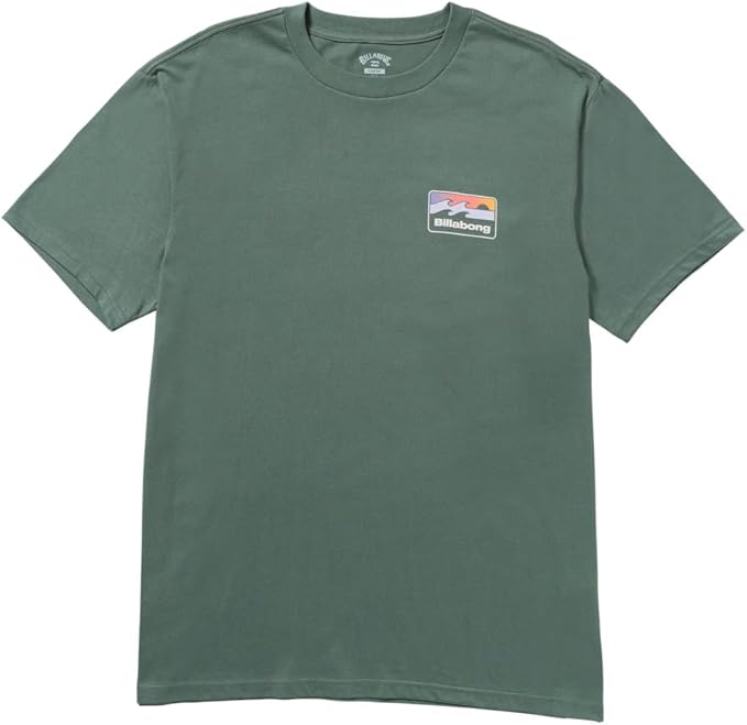Billabong Men's Runner Premium Short Sleeve, Grey