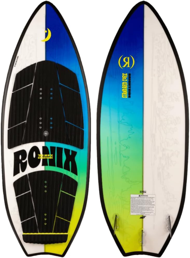 Ronix Wake Surf - Standard Core - Brightside w/ Straps - Aquarium Purple / Blue