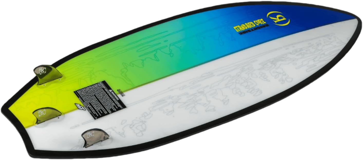 Ronix Wake Surf - Standard Core - Brightside w/ Straps - Aquarium Purple / Blue