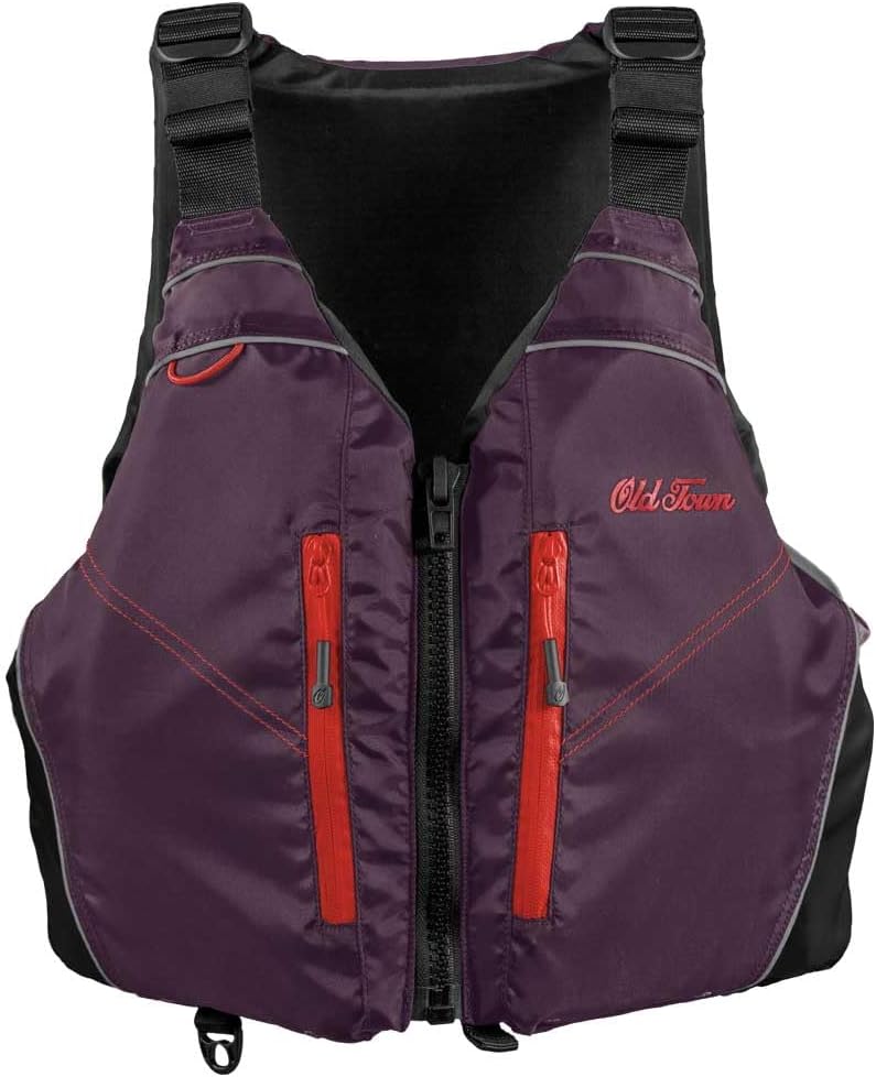 Old Town Canoes & Kayaks Riverstream Unisex Life Jacket (Black Cherry), Universal