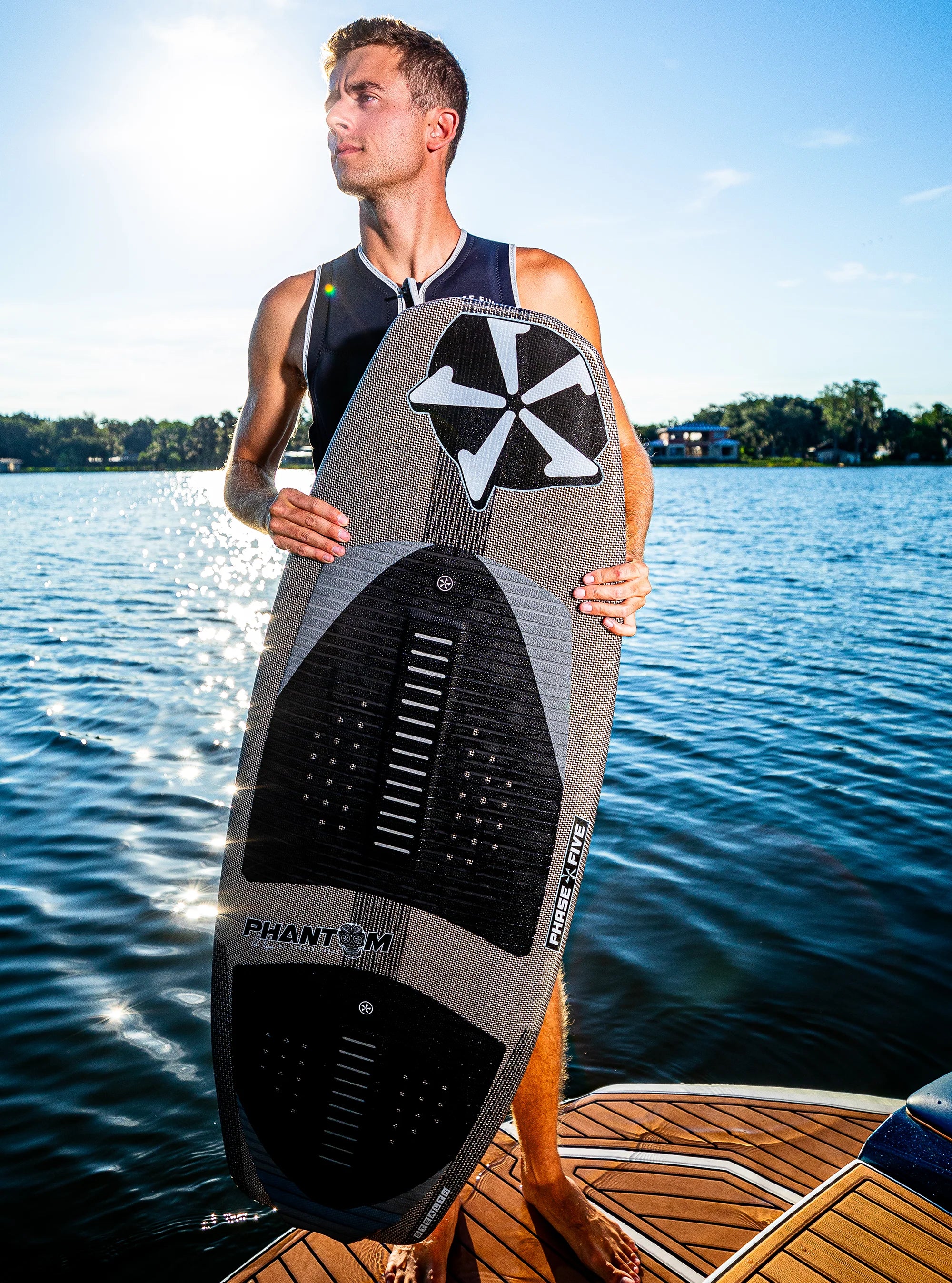 Phase 5 Wakesurf Board Phantom Stealth