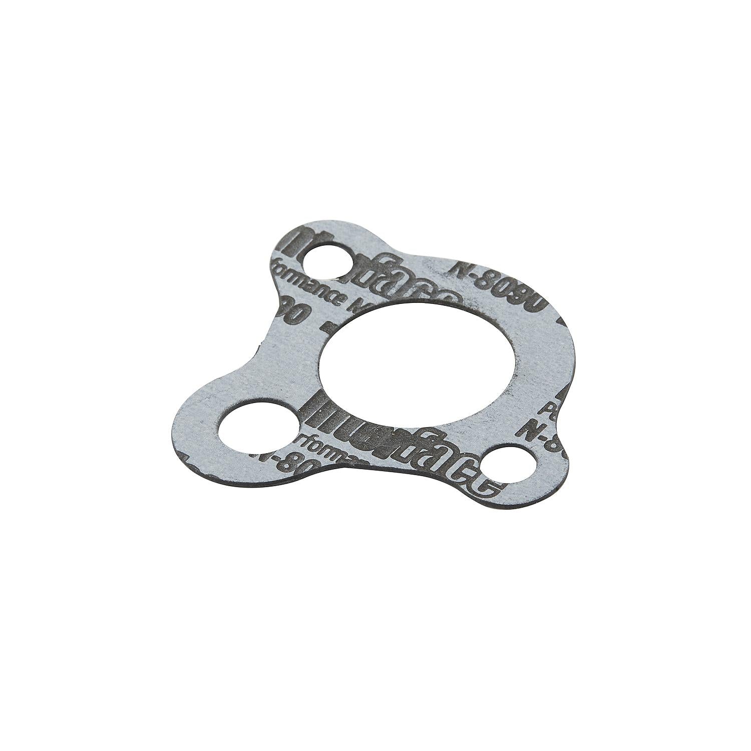 Mercury 59078T3 thermostat kit for older MerCruiser GM inline 4 and 6-cylinder engines with cork gasket - Gasket Shown