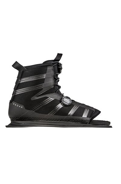 Radar Vector Boa Boot - Carbon / Black - Rear Aluminum Plate