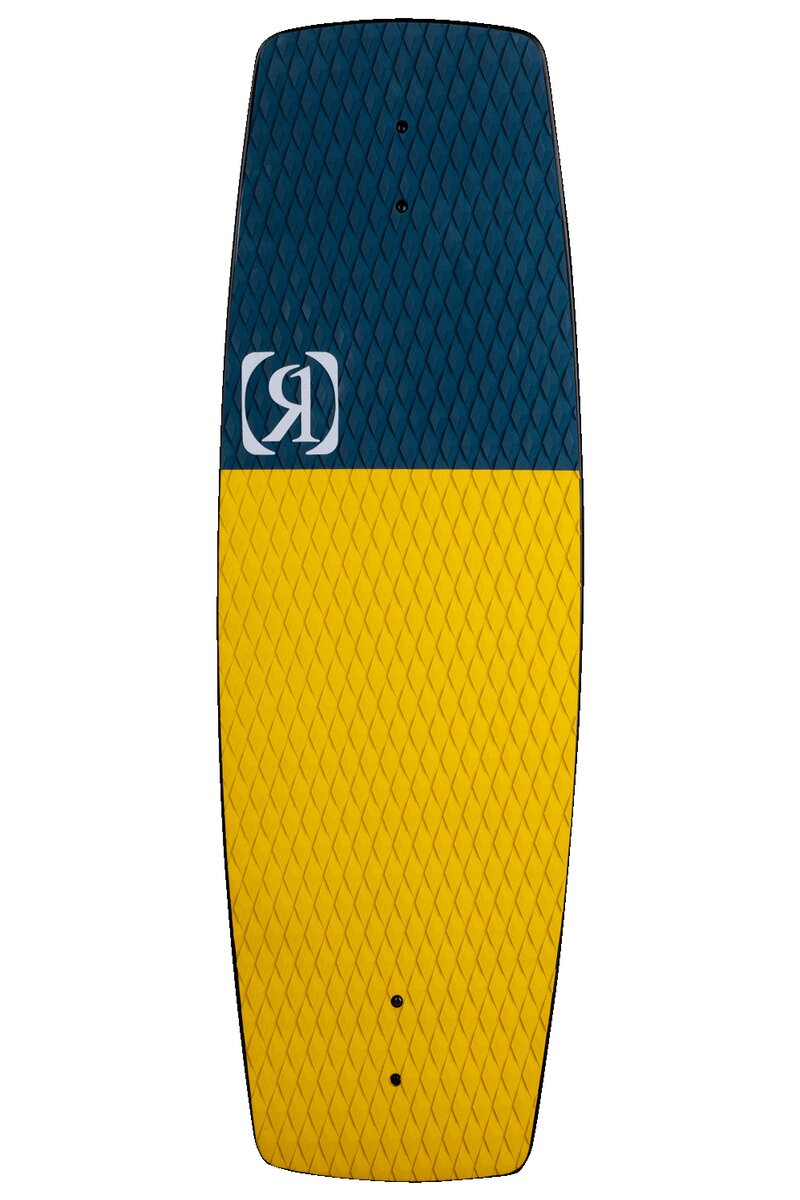 Ronix Electric Collective 45-inch wakeskate in navy and mustard colorway
