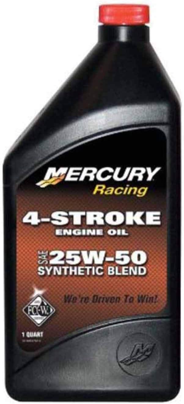 Mercury Verado 4-Stroke 25w50 Synthetic Blend Oil 1-Quart 8M0078013