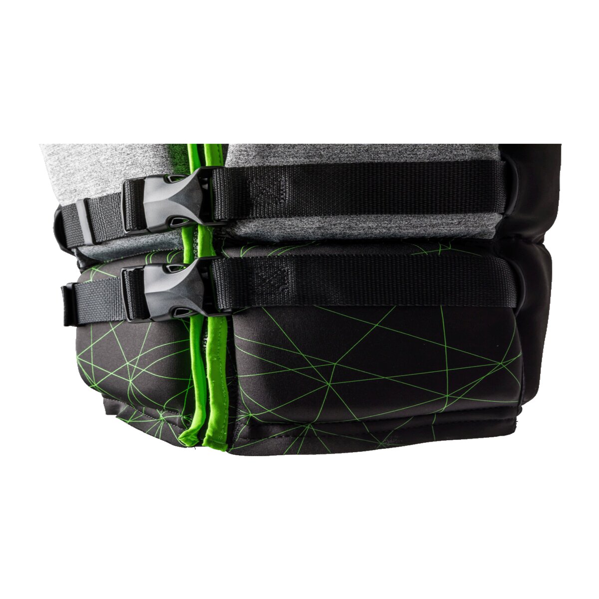 Ronix Driver's Ed Capella 3.0 CGA Life Vest - Black / Lime - Teen (75-125lbs)