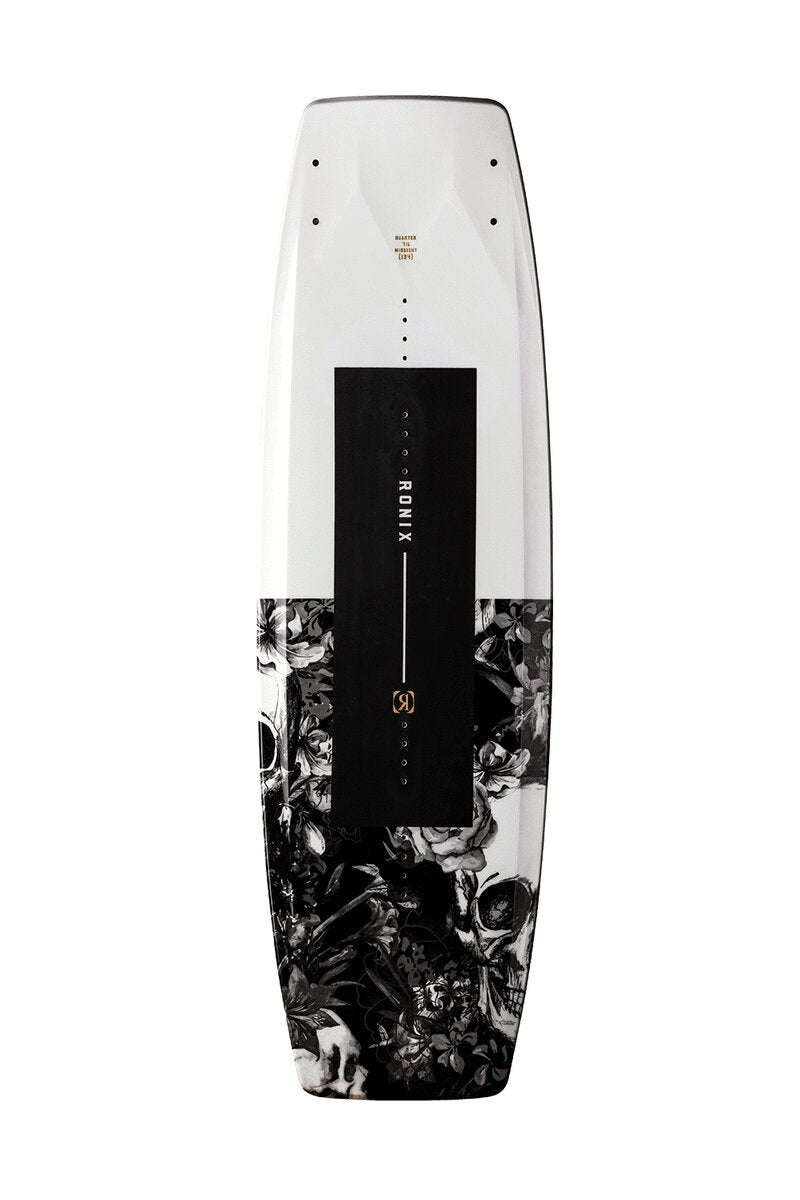 Ronix Quarter 'Til Midnight SF Wakeboard - White /Black Sugar Skull