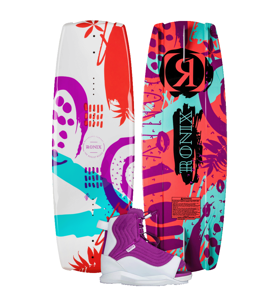 Ronix August Wakeboard Package w/ August Wakeboard Boot - Wakeboard Package