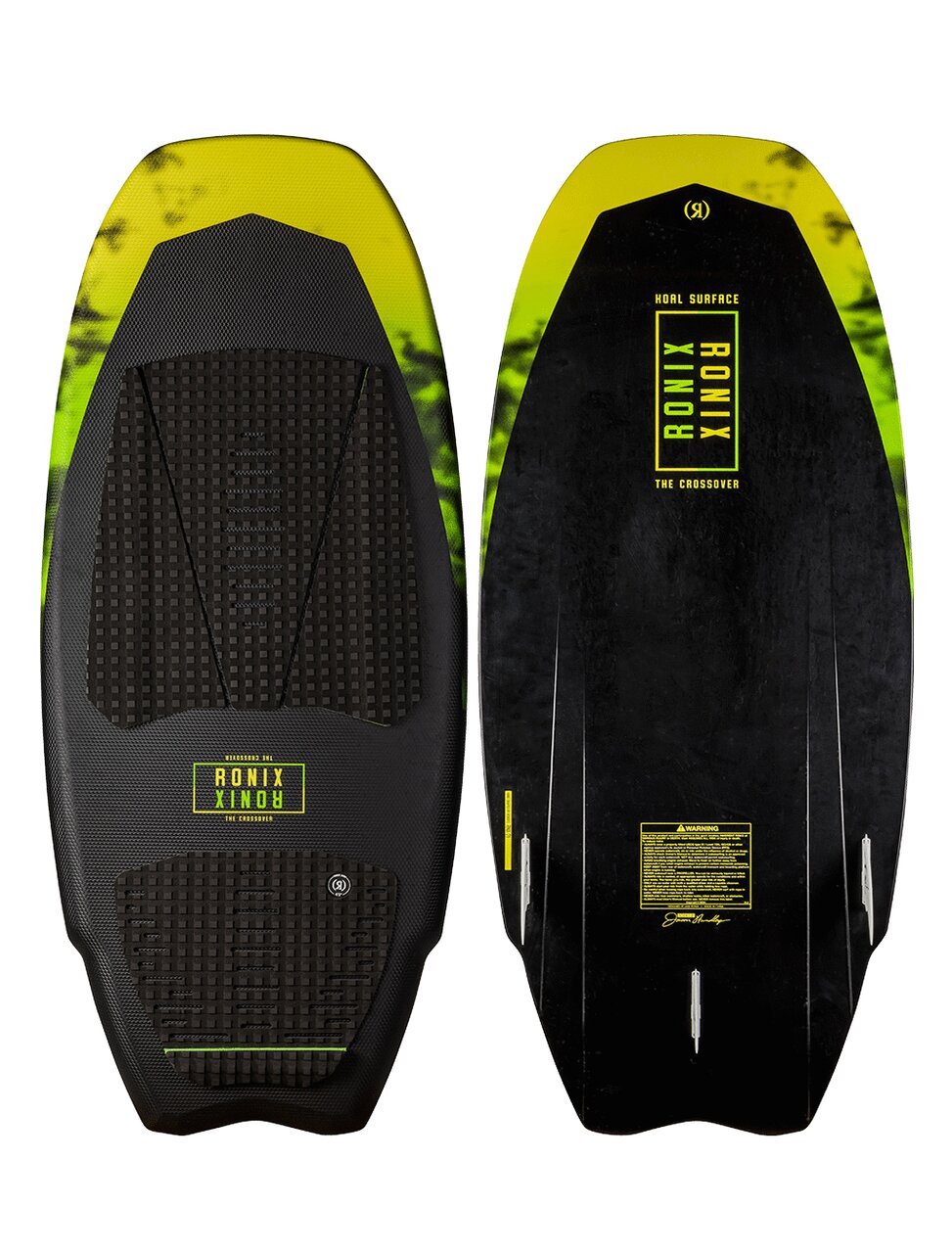 Ronix Koal Surface - Crossover Wakesurf Board - Black / Volt