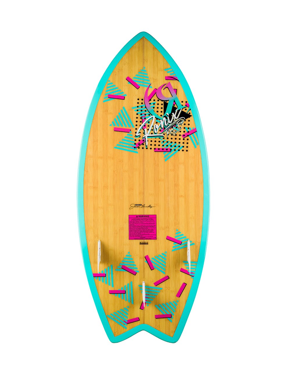 Ronix Women's Koal Classic Fish Wakesurf Board - Pink / Mint / Black